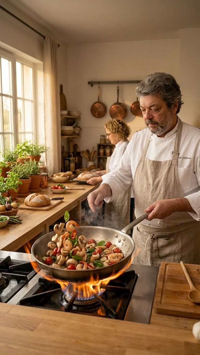 Preparación en cocina de Aromas